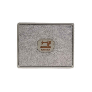 Kit de couture en bois gris – Outils essentiels pour couturières