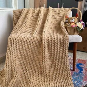 Couverture Tricotée Premium pour Canapé – Apportez Élégance et Chaleur à Votre Intérieur