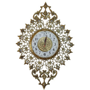 Horloge murale en laiton d’inspiration antique – Luxe et praticité pour les maisons élégantes