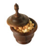 Bol à sucre en bois pour un rangement stylé - Harmonie sculptée