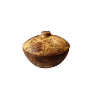 Magnifiquement fabriqué, bol à sucre en bois – Élégant et pratique