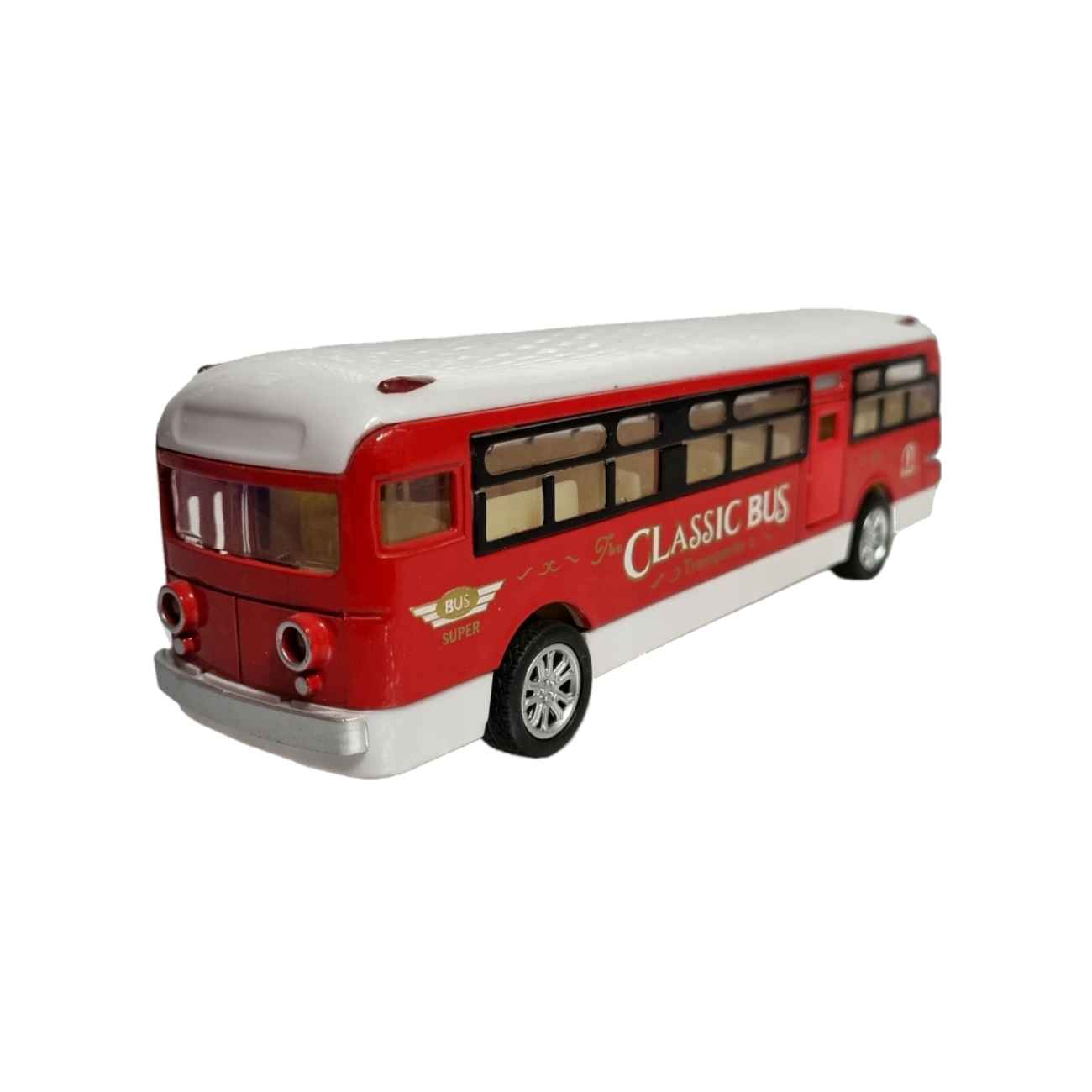 Autobus jouet classique - conception de haute qualité pour un jeu imaginatif