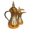 Cafetière traditionnelle arabe en laiton pour préparer le Qahwa et le café arabe - Modèle Fereshteh