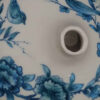 Vases en céramique persane décoratifs pour tiges, design oiseau et fleur, pour cadeau ou déco (x3).