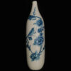 Vases en céramique persane décoratifs pour tiges, design oiseau et fleur, pour cadeau ou déco (x3).