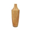 Vase en bois décoratif à fleur unique - Parfait pour les fleurs ou comme œuvre d'art.