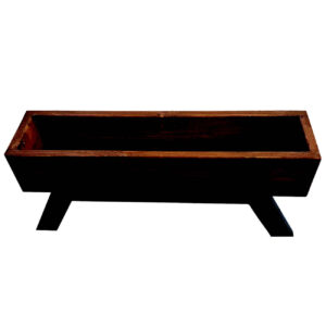 Decorative Wooden Vase –  for Indoor or Outdoor Decor