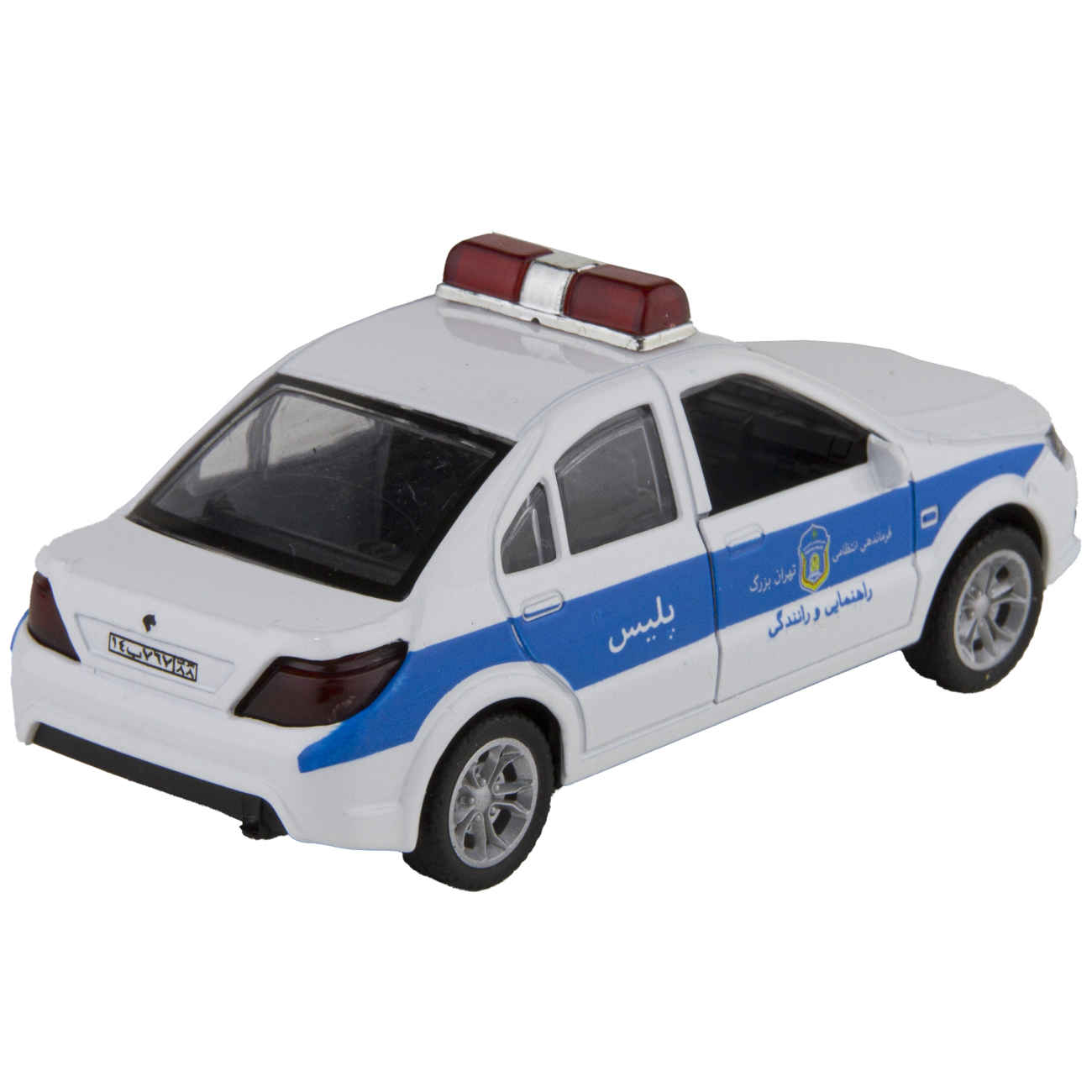 Voiture jouet iranienne Dena – modèle police de la circulation pour collectionneurs et passionnés