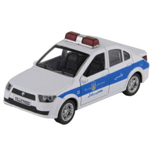 Voiture jouet iranienne Dena – modèle police de la circulation pour collectionneurs et passionnés