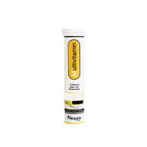 Comprimé effervescent multivitaminé – Pour la routine quotidienne avec le goût d’orange, pièce de 20
