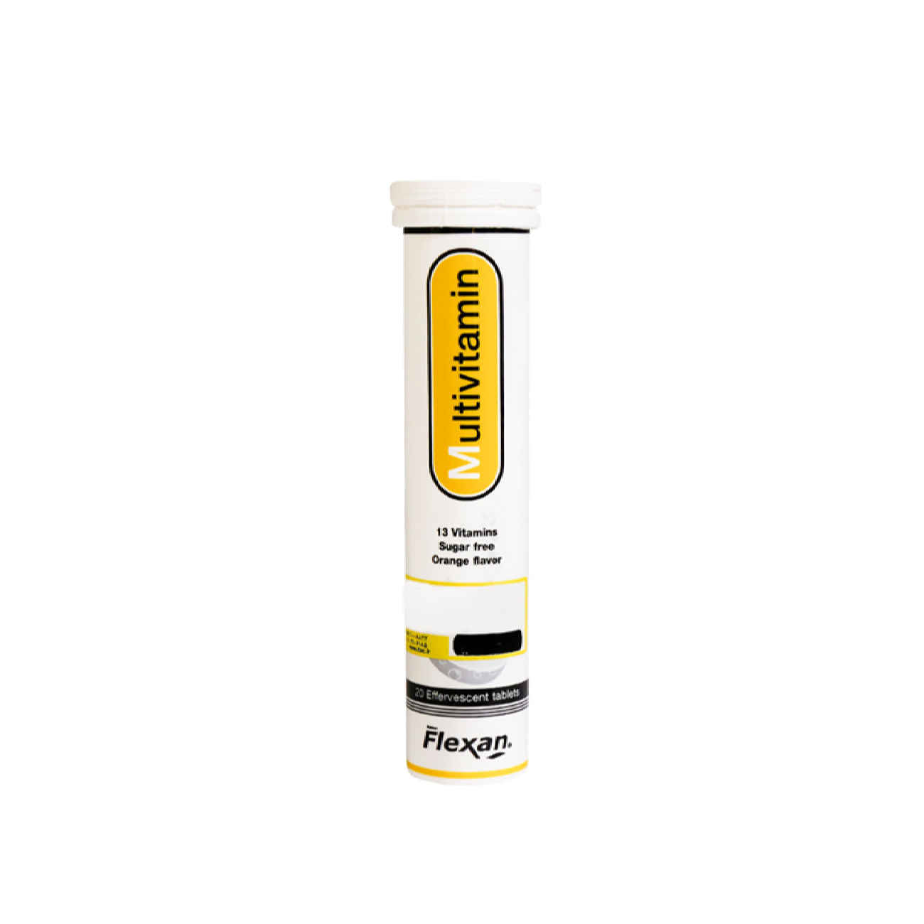 Comprimé effervescent multivitaminé - Pour la routine quotidienne avec le goût d'orange, pièce de 20