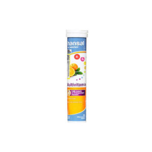 Comprimé effervescent multivitaminé au goût d’orange – Paquet de 1 et 20 comprimés