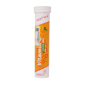 Comprimé effervescent de vitamine C – Renforce le système immunitaire avec le goût d’orange, pièce de 20