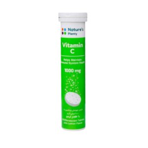 Comprimé effervescent de vitamine C – Parfait pour la santé avec le goût de citron, paquet de 1 et 20 comprimés