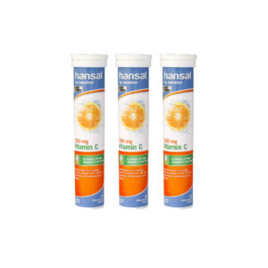 Comprimé effervescent de vitamine C au goût d’orange – Paquet de 3 et 60 comprimés (300 gr)