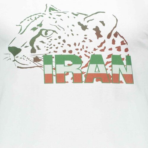 Maillot des Fans de Football – Parfait pour les Amateurs de Football avec Design de Guépard en Blanc