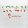 Maillot des Fans de Football avec Design de Carte de l'Iran, Ressentez l'Énergie et Soutenez Votre Équipe