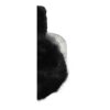 Cache-oreilles en Fourrure – Luxueux et Chaud pour Femme en Noir