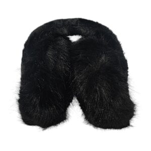 Cache-oreilles en Fourrure – Luxueux et Chaud pour Femme en Noir