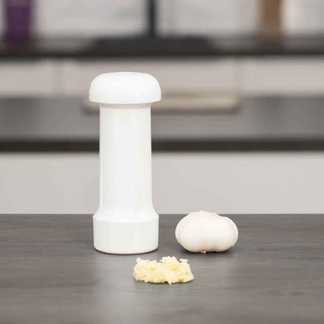 Presse-Ail Manuel avec Éplucheur – Outil de Cuisine Facile à Utiliser