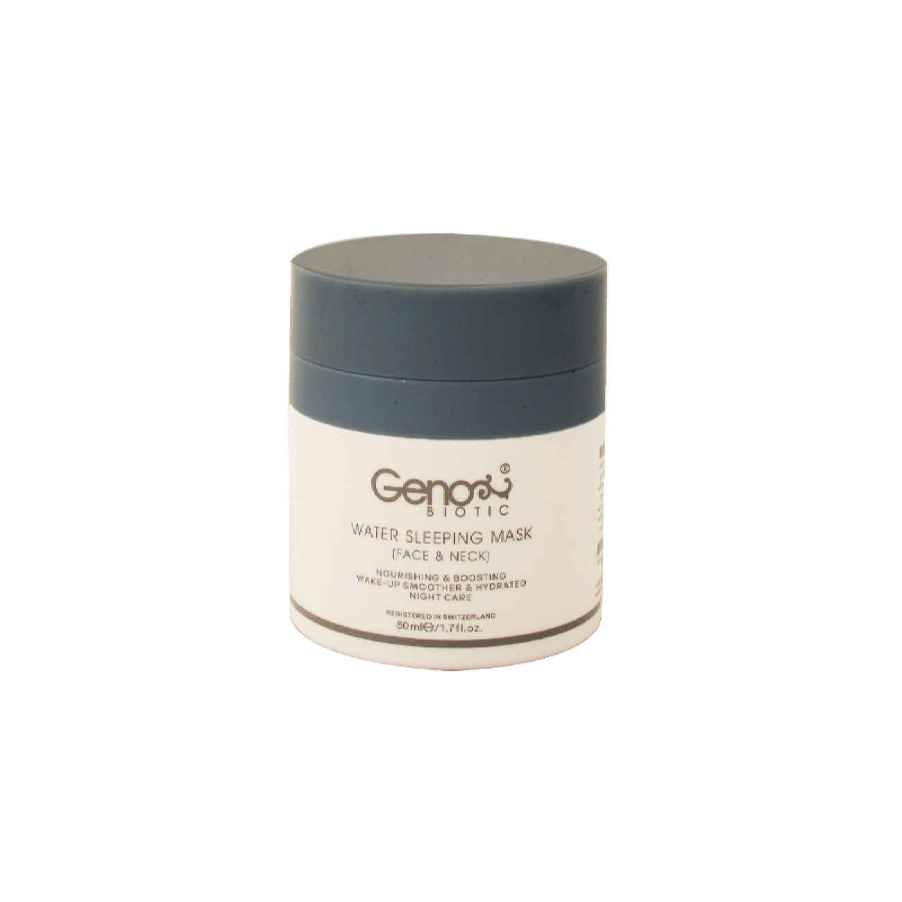 Masque de nuit hydratant Geno Biotic – Hydratation intense pour le visage et le cou (Pack de 2)