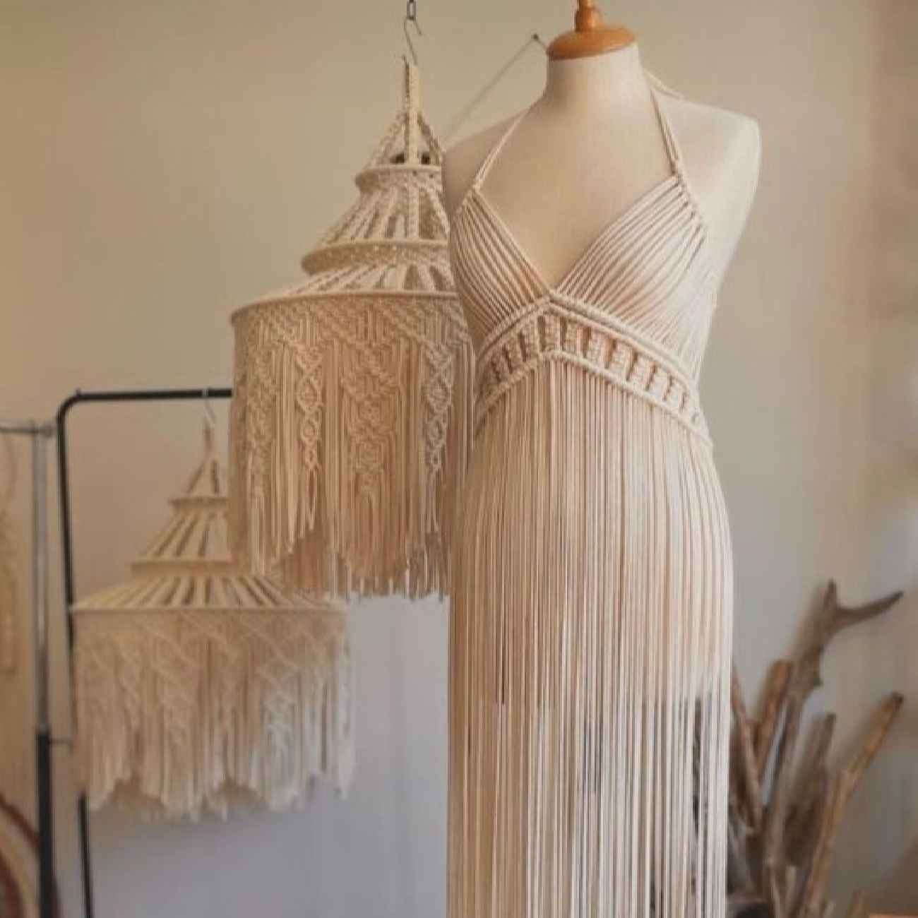 Robe bohème macramé artisanale pour un style et un confort incomparables