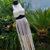 Robe bohème macramé artisanale – Idéale pour un look décontracté, les vacances et les événements élégants