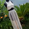 Robe bohème macramé artisanale – Idéale pour un look décontracté, les vacances et les événements élégants