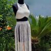 Robe bohème macramé artisanale – Idéale pour un look décontracté, les vacances et les événements élégants