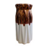 Vase en poterie décoratif persan fait main modèle cylindrique