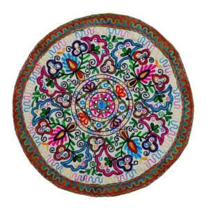 Nappe Brodée Artisanale – Décor Parfait pour Votre Table à Manger et Cadeau pour Pendaison de Crémaillère
