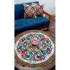 Nappe Brodée Artisanale - Décor Parfait pour Votre Table à Manger et Cadeau pour Pendaison de Crémaillère