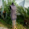 Robe macramé artisanale – Détails noués avec élégance, parfaite pour un style plage
