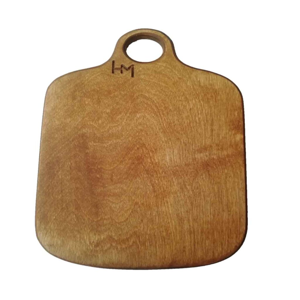 Planche à découper et à servir en bois classique pour une présentation élégante