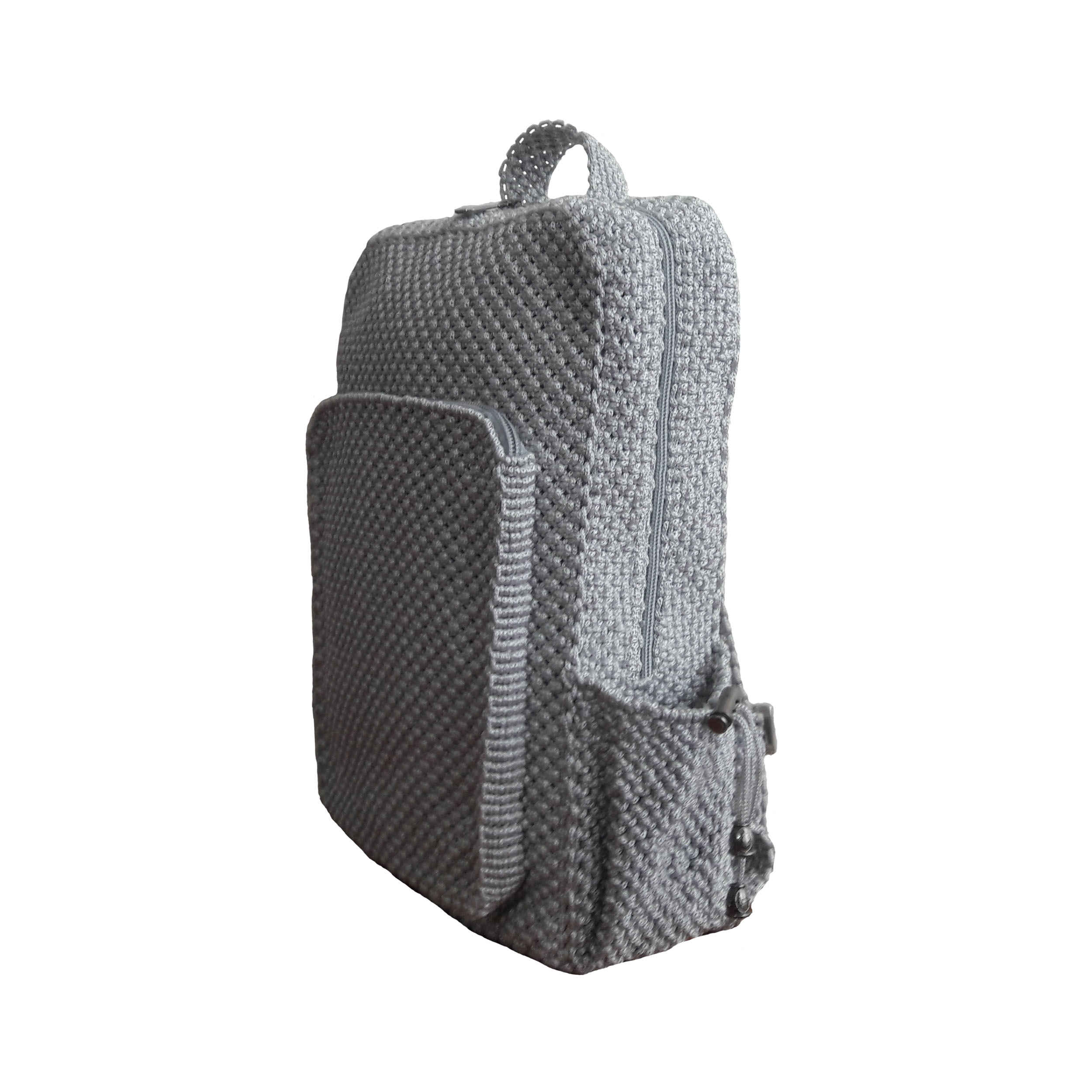 Sac à dos décontracté en crochet fait main – Accessoire boho et chic pour tous les jours