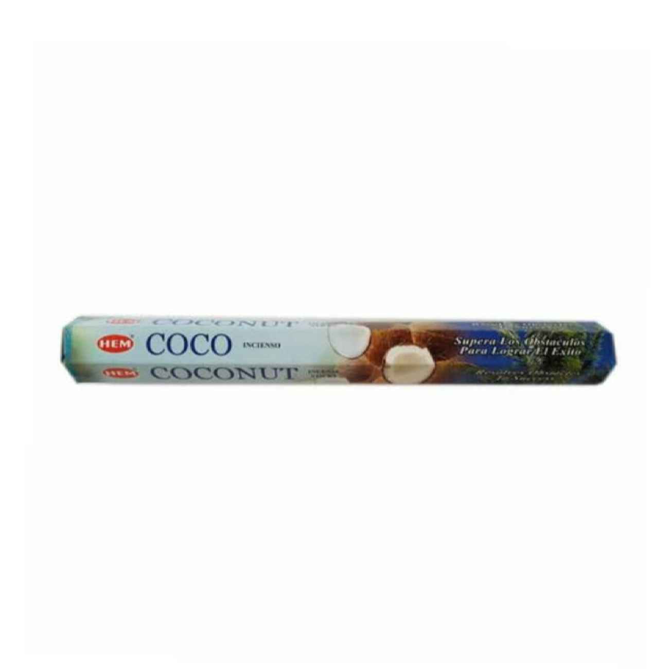Hem Incense Sticks - Coconut Soothing Aromas (4 Packs of 20)