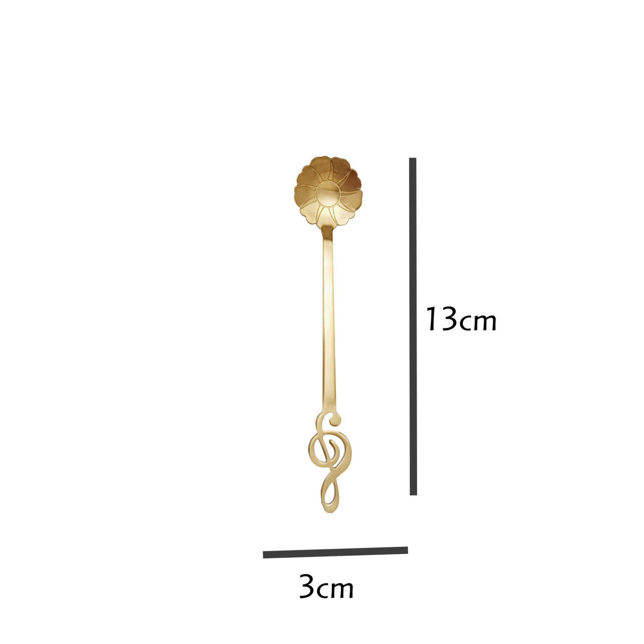 Set de Cuillères à Glace de 6 avec Motif Floral – Un Ajout Parfait à Votre Table de Desserts