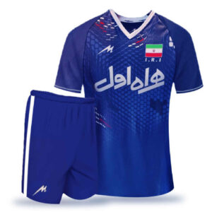 Maillot de l’Équipe Nationale de Volleyball d’Iran et Short 2023 (Troisième Kit – Original) – Parfait pour les Fans