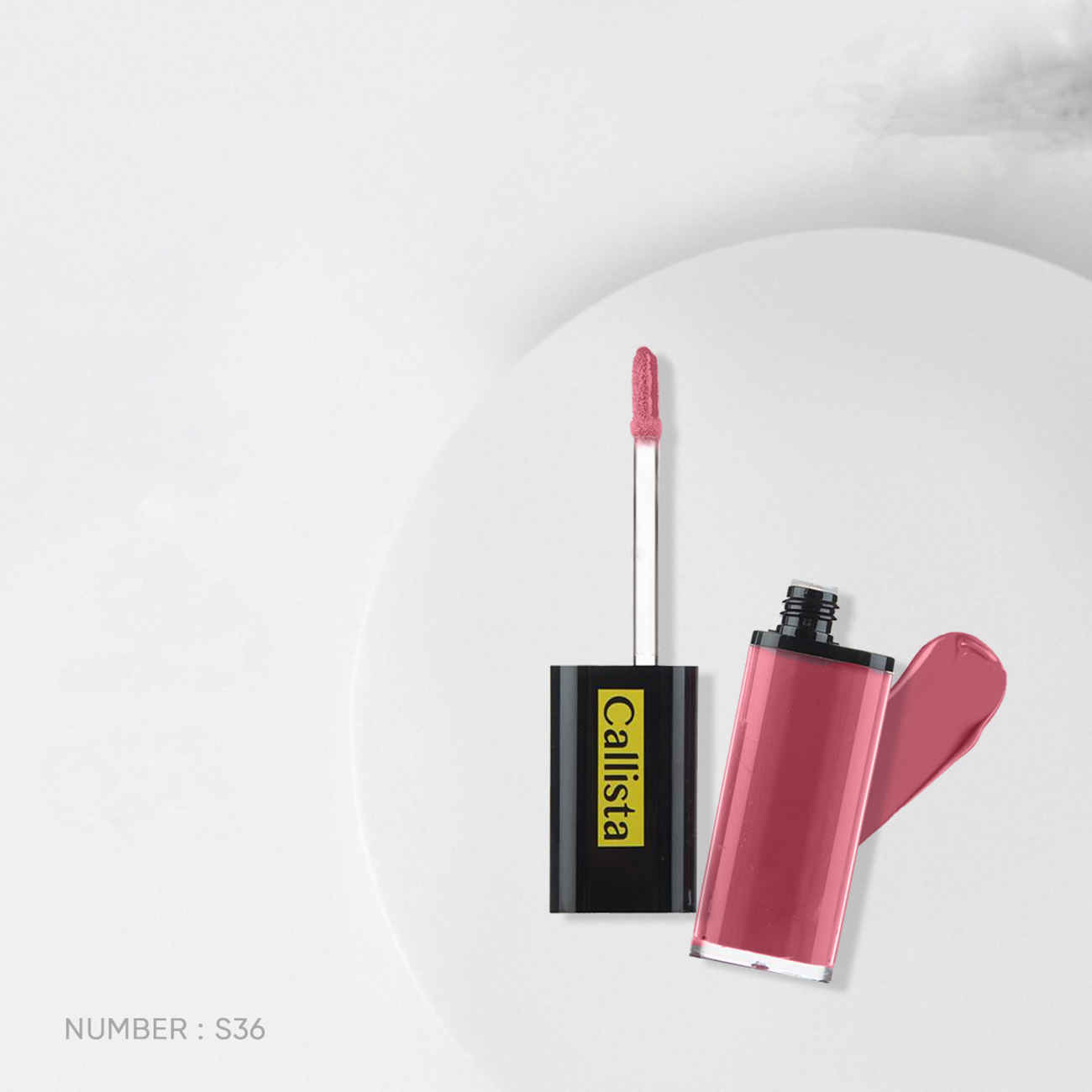 Rouge à Lèvres Liquide Callista - Couleur Haute Pigmentation Qui Dure Toute la Journée Numéro 36