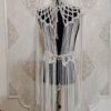 Robe macramé de luxe avec détails noués artisanaux pour un style et un confort inégalés
