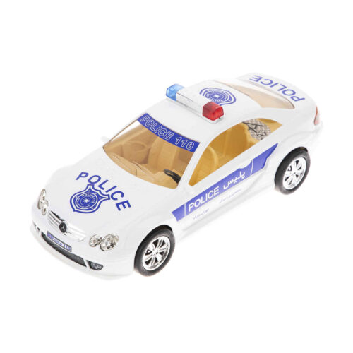 Voiture jouet modèle police Mercedes-Benz C Class – réplique détaillée de véhicule d’urgence
