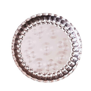 Plateaux de service en acier inoxydable – Élégance pratique pour votre maison (Lot de 2)