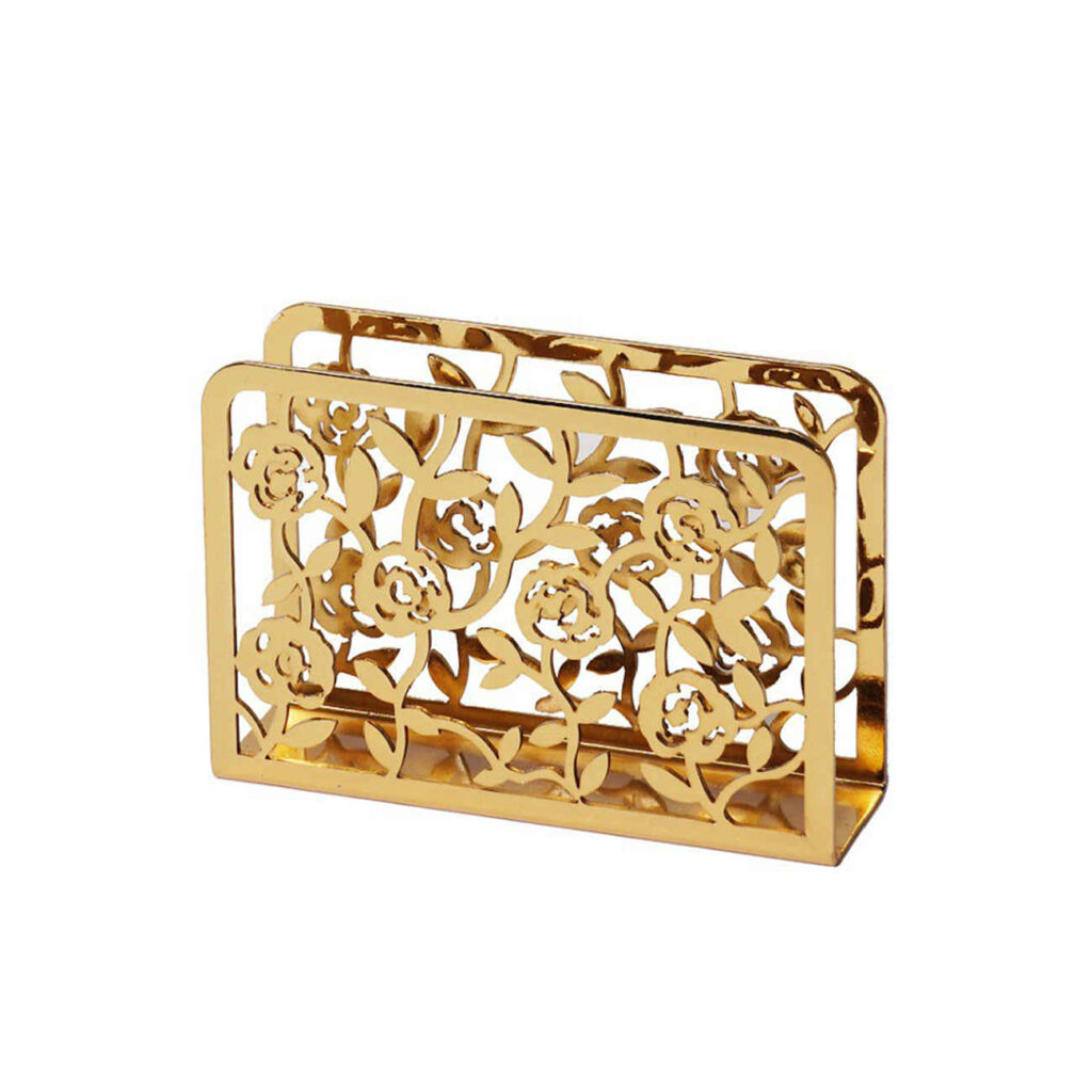 Porte-mouchoirs en métal – Élégant et idéal pour la maison et design floral