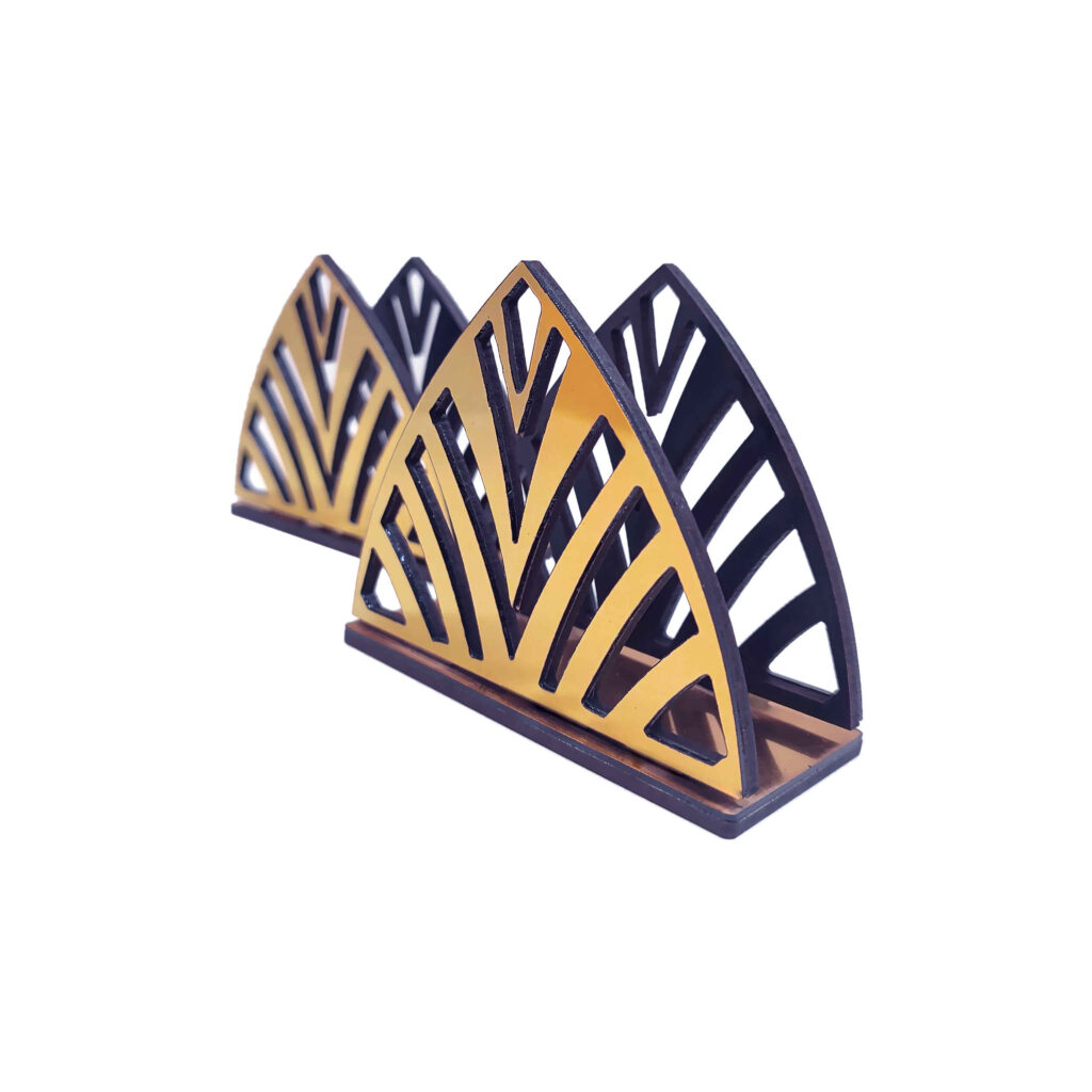 Porte-mouchoirs en métal – Élégant et idéal pour la maison et le bureau avec un design moderne