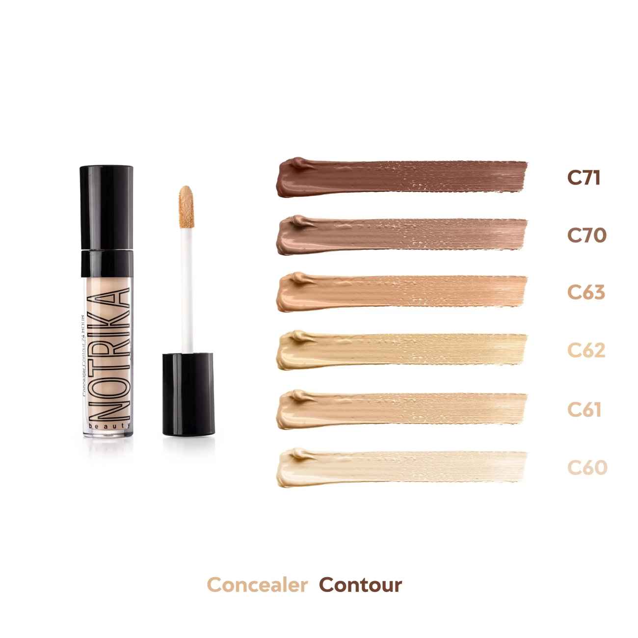 Notrika Correcteur – Haute couvrance et rendu naturel No. C61 (paquet de 2)