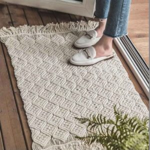 Tapis de sol bohème persan – Parfait pour salon ou chambre