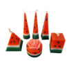 Set de Bougies Pastèque – Petit Modèle (Pack de 6), Idéal pour Shabe Yalda