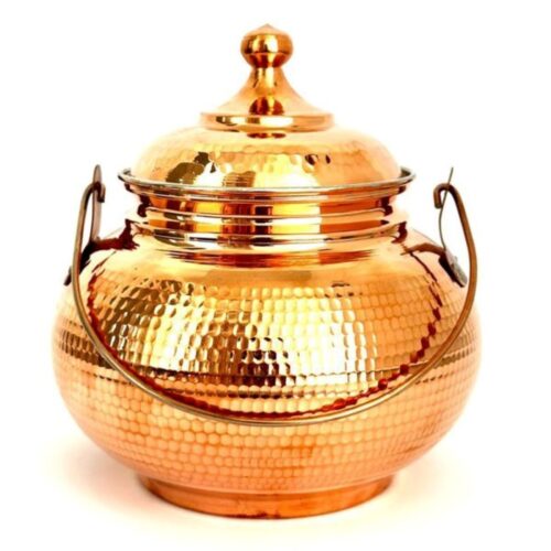 Pot persan en cuivre pour Abgoosht avec couvercle pour la cuisson Modèle ZH318