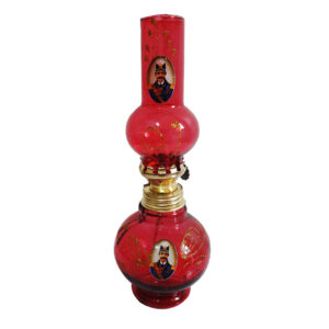 Lampe à pétrole en verre persan avec motif Shah Abbasi – pour décoration intérieure