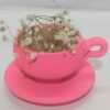 Tasse à Thé et Soucoupe en Poterie Artisanale Persane pour une Expérience de Dégustation de Thé Conviviale